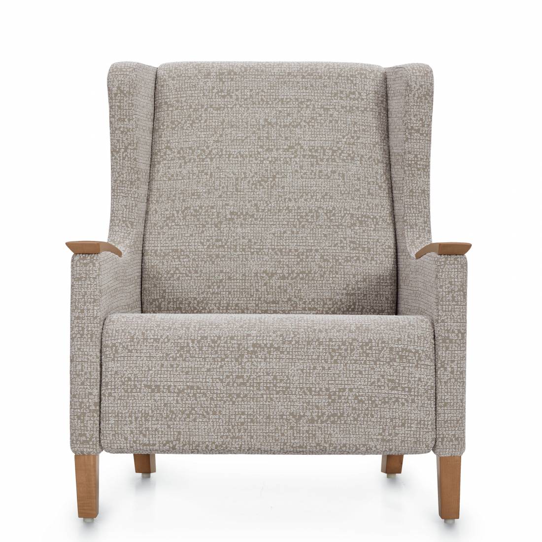 beautiful bariatric armchair suitable for healthcare lounges, waiting areas, and patient rooms.