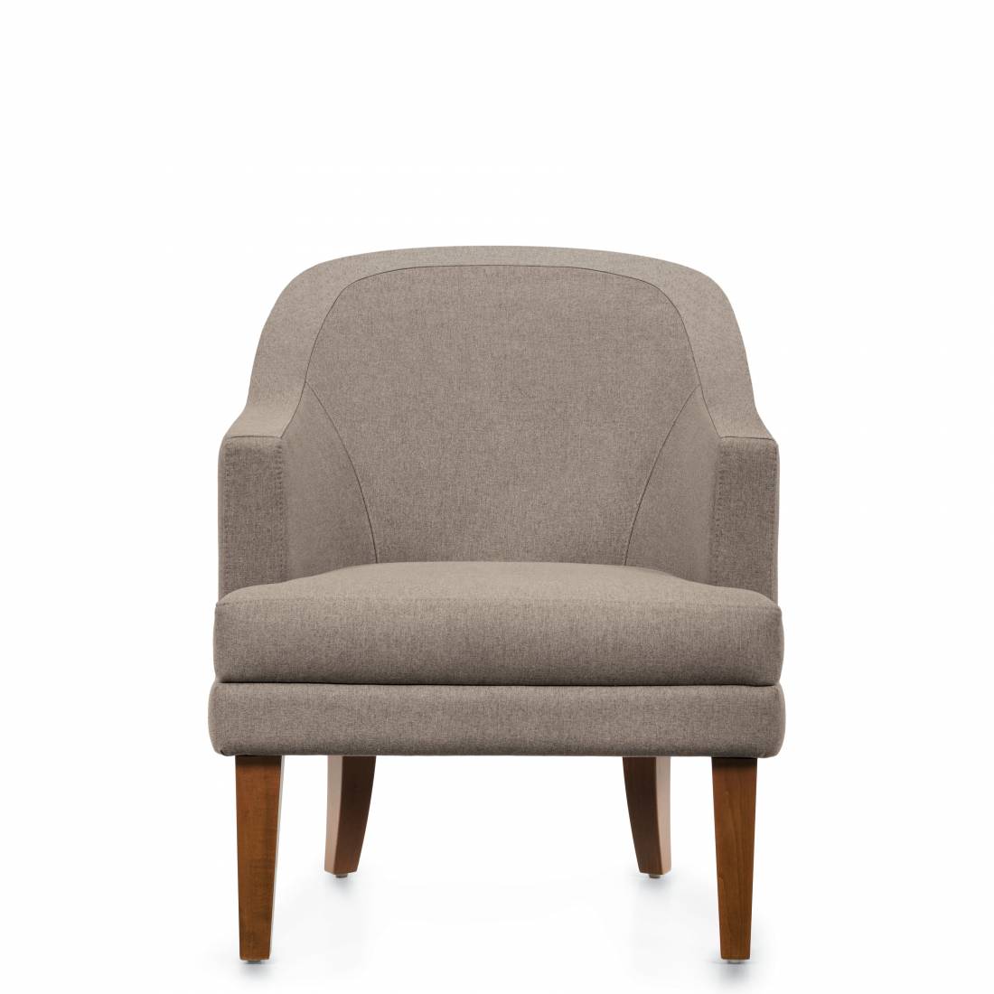 soft high back lounge chair suitable for healthcare lounges, waiting rooms, and reception areas.