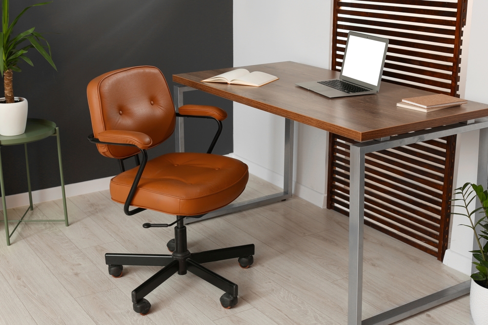 Premium ergonomic office chair with lumbar support highlighting the best office desk chair for modern offices.

